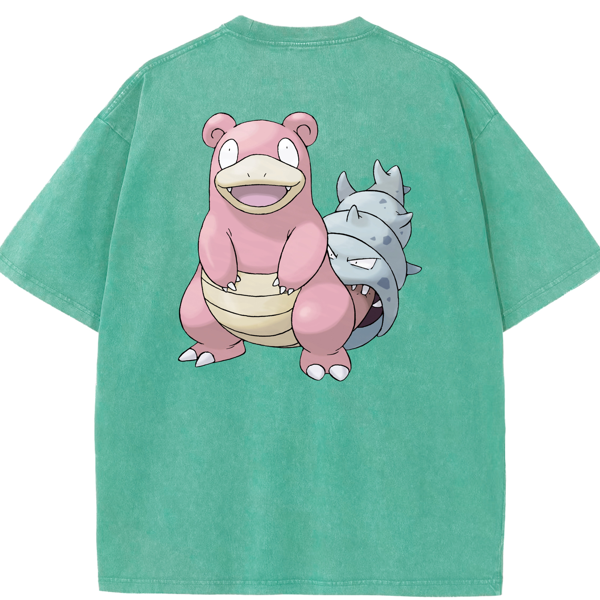 （画像用） ポケットモンスター Pokémon 綿100% ヴィンテージ風 半袖Tシャツ（背面プリント）
